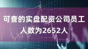 可查的实盘配资公司员工人数为2652人
